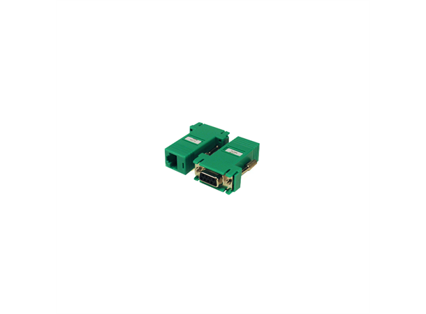 Savant RJ45-Serial Flow Null Grønn RJ45 til Serial adapter, stk 