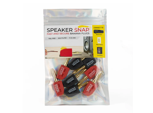 Speaker Snap Banana 8 Bananplugger, 8 pack 