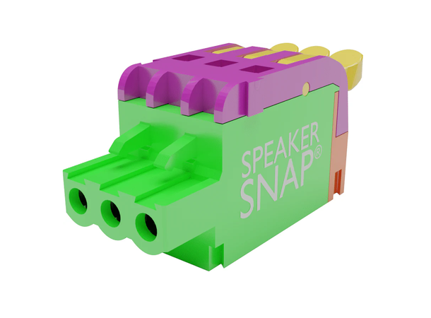 Speaker Snap PHX 3pin Interlocking 24 Phoenix 3pin, 24 pack 
