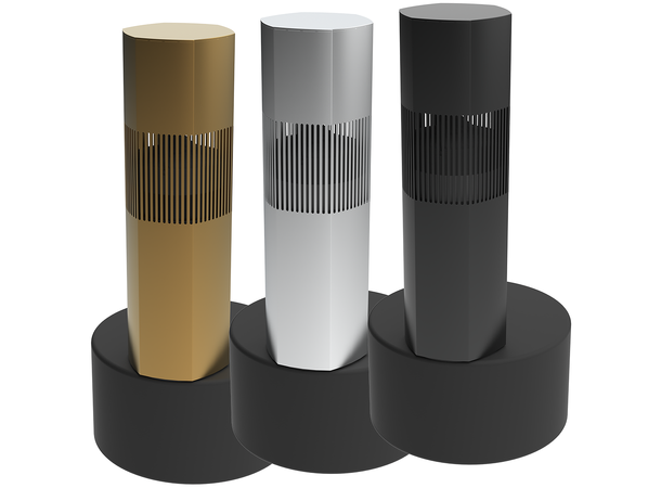 Origin Ambisonic Bollard 8" Stor 360 grader utendørshøyttaler Sort 