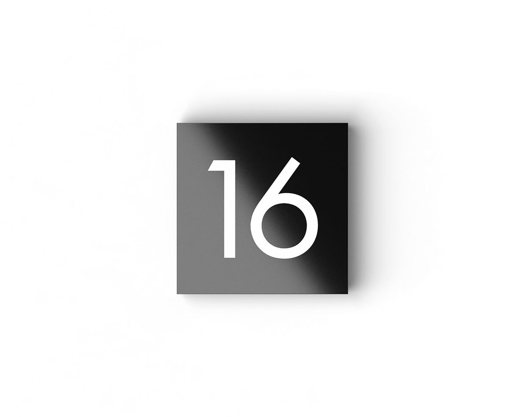 Basalte Adelante House Number Cardreader (Sort)